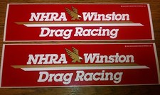 1992 Nhra Winston Drag Racing Decals - New Old Stock - Two For The Price Of 1 1992 Nhra Winston Drag Racing Decals - New Old Stock - Two For The Price Of 1