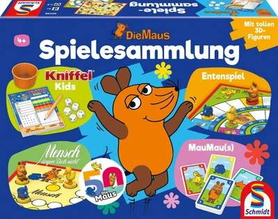 SCHMIDT SPIELE GMBH Die Maus, Spielesammlung | Kinderspiele | Deutsch | Spiel | 40598 | 2021