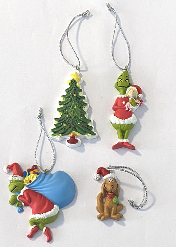 Dr. Seuss How The GRINCH Stole Christmas Ornament Lot Of 4 - Bild 3 von 10