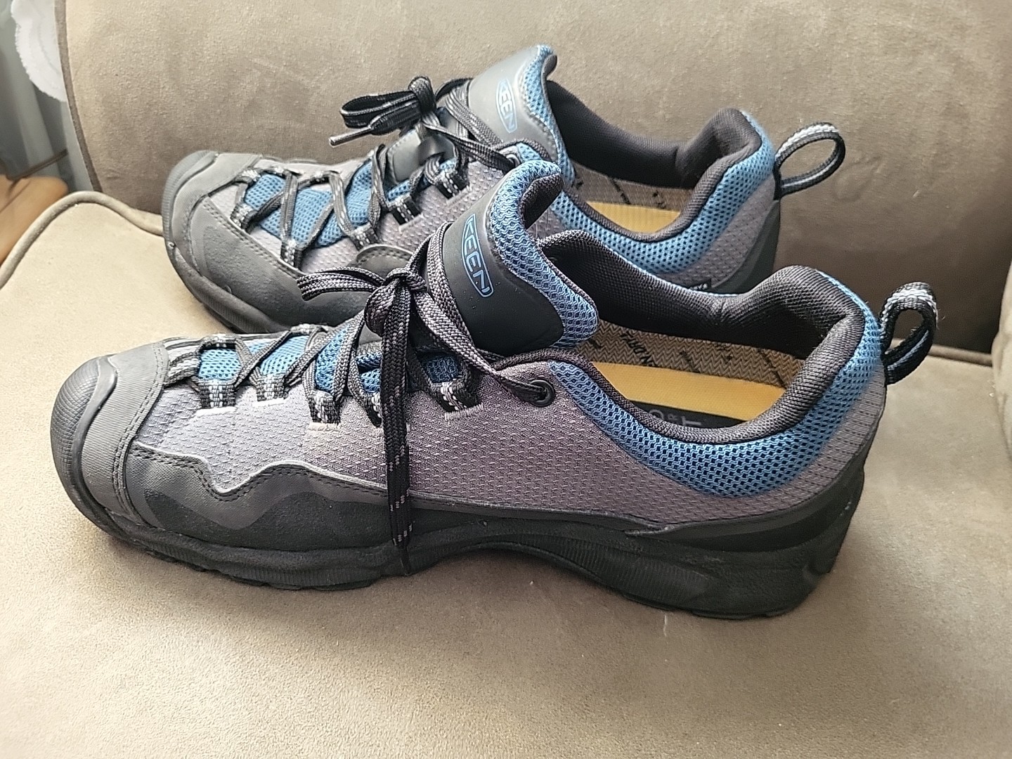 Scarpe da trekking Keen uomo Wasatch Crest grigio nero sneakers taglia 11