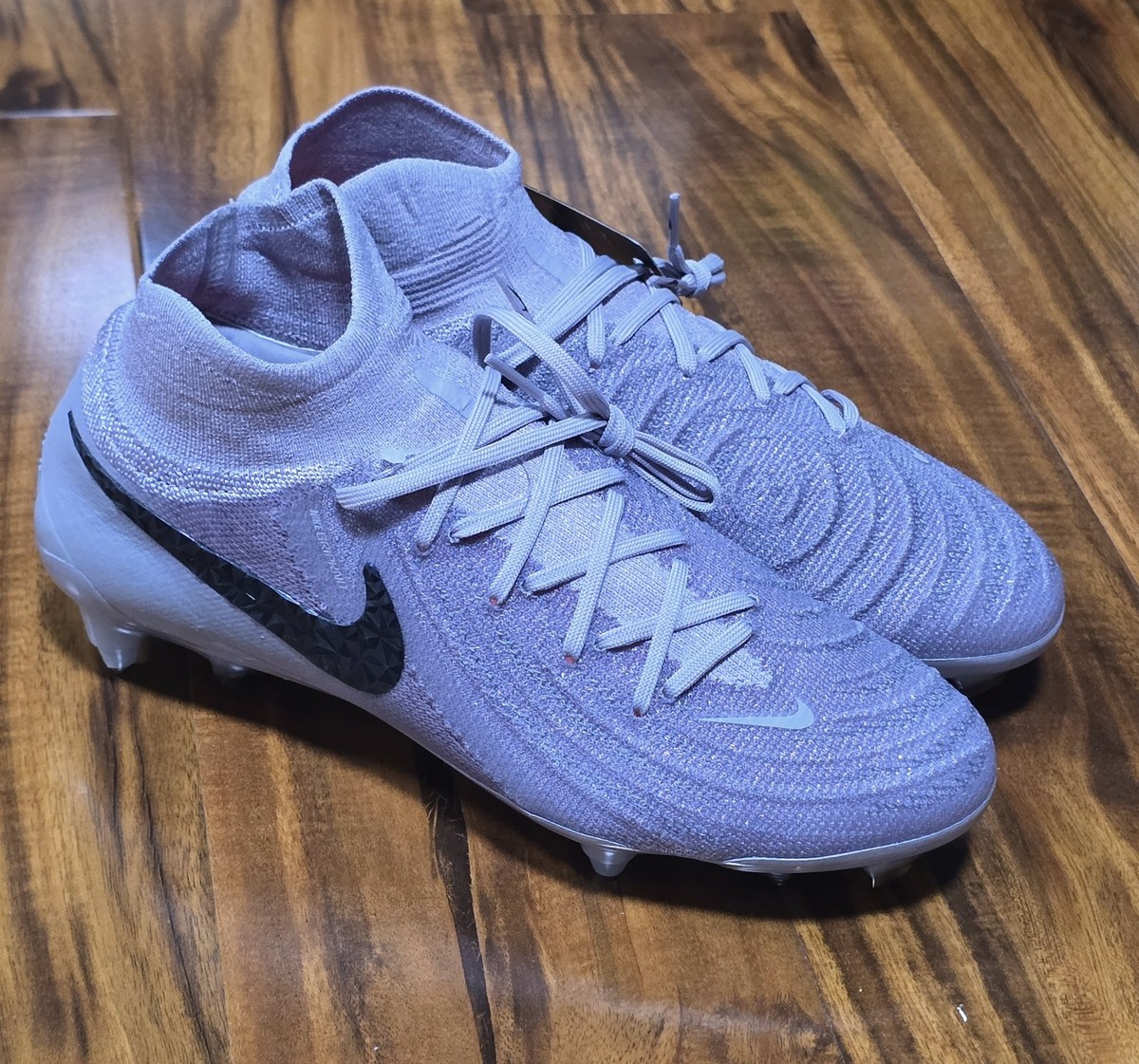 Nike Phantom Luna 2 Elite SG Soccer Cleats Grey HF4363-001 Size
