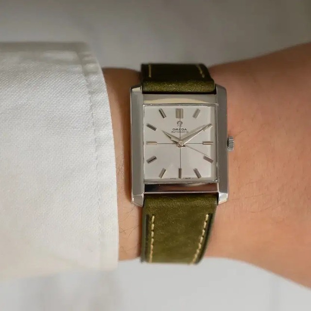 Omega Tank Jumbo Automatic Vintage Watch 36mm