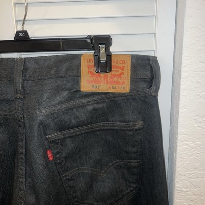 Levi's 501 '93 STRAIGHT W32 L32新品未使用 Levi's 501 Button Fly Jeans 34X32 Dark Gray Denim Ca00342 WPL 423