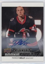 2021-22 Upper Deck Credentials Rookie Arrivals Parker Kelly #RA-47 Auto 0cv