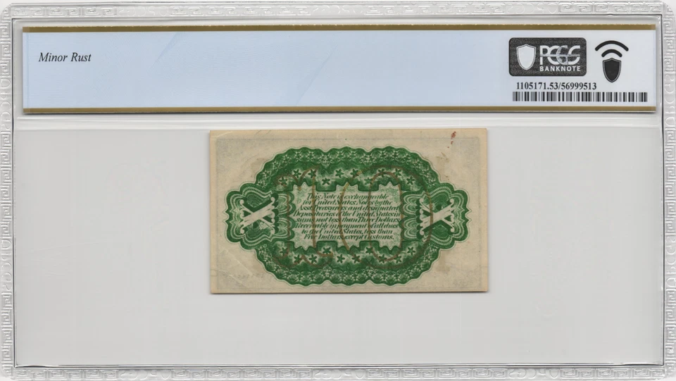 Fr.1255 Third Issue 10 Cent Fractional Currency PCGS AU 53 Comment - Image 2 of 2