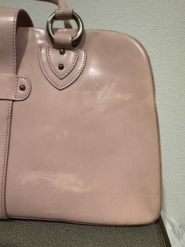 Borsa Marc Jacobs Venetia Y2K autentica vintage rosa vernice RARA - Foto 17 di 24