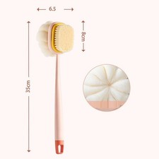 Long Handle Soft Shower Body Brush Gentle Exfoliating Back Scrubber For Shower