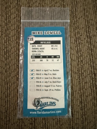 Florida Marlins SGA - Mike Lowell Pin - Bild 2 von 2