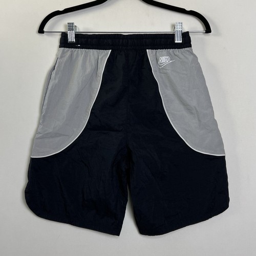 Vintage Nike Athletic Shorts Black/Gray 90s Y2K Sportswear Youth size Large - Picture 5 of 11