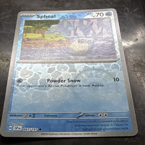 Spheal 043/191 Sv08: Surging Sparks Reverse Holo - Picture 2 of 3