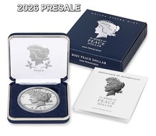 2026 W Peace Dollar 1 oz .999 Silver Enhanced Uncirculated US Mint Coin PRESALE