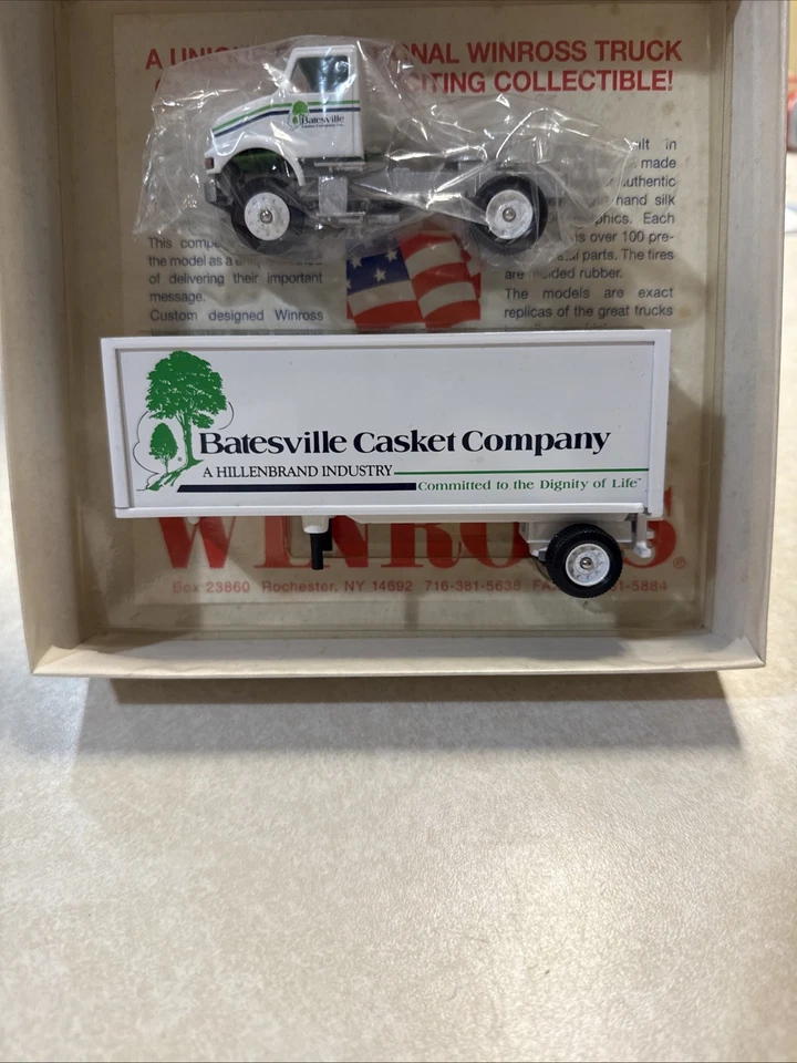Remolque semirremolque Winross - Batesville Casket Company - diecast 1:64 Foto 3 de 4