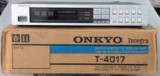 Onkyo Integra T-4017 Quartz Synthesized FM Stereo / AM Tuner + Box,  Tested