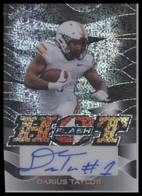 2024 Leaf Eclectic - Flash Hot Flash Sparkles Silver #FHF-DT1 Darius Taylor #/10