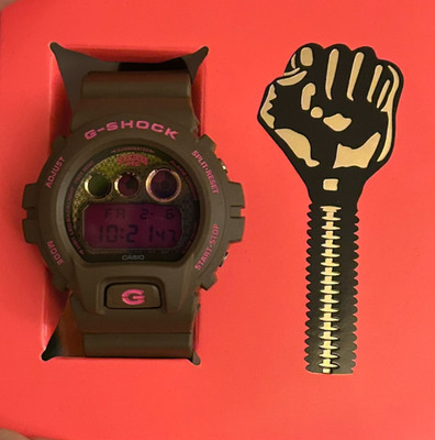 Casio G-Shock x HARDIES NYC (DW6900HH-5CR) Brown + Pink Wristwatch | BRAND NEW