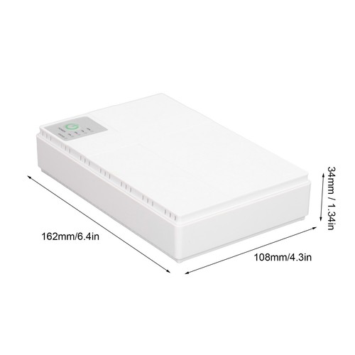 UPS Batterie de secours 10400mAh 5V 9V 12V POE 15V 24V sortie sans interruption neuf - Photo 4/23