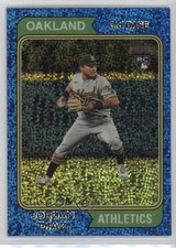 2023 Topps Heritage Chrome Blue Sparkle Jordan Diaz Jordan Díaz #153 fm0