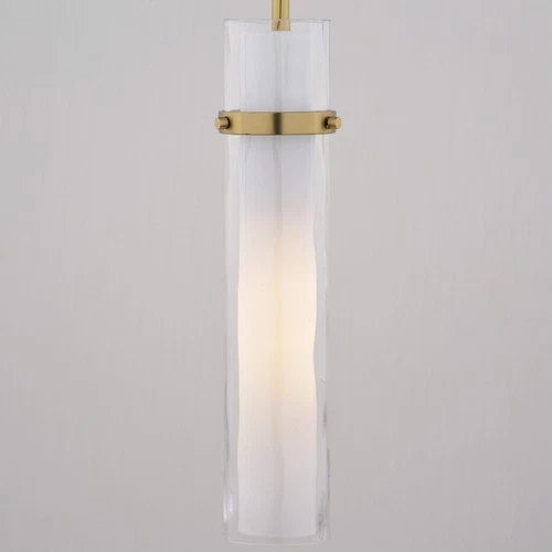 Vaxcel Lighting P0418 5"W Suspension Mini Pendant - Gold - Picture 3 of 11