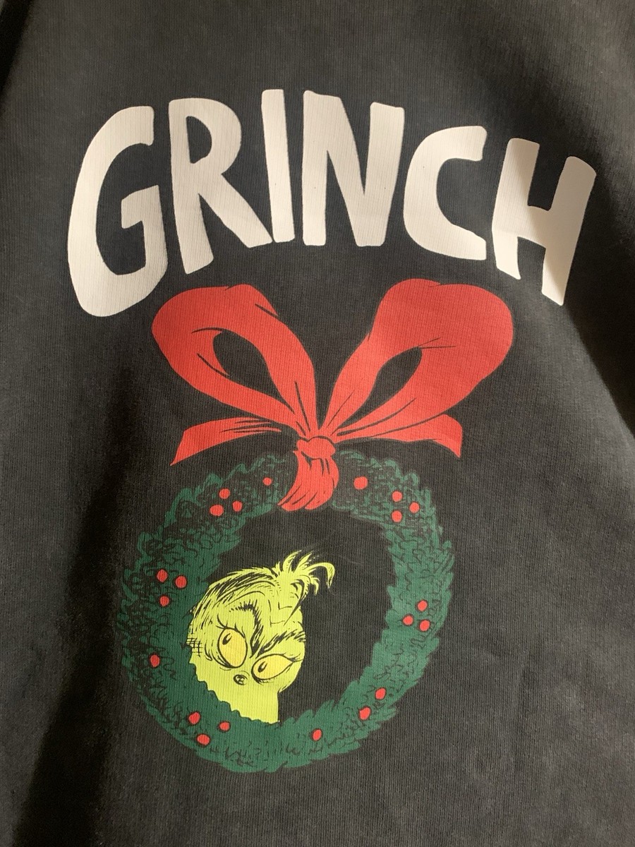 Zara GRINCH christmas faded sweatshirt hoodie size XS no returns