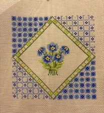 Susan Roberts Forget-Me-Nots Bouquet Handpain...