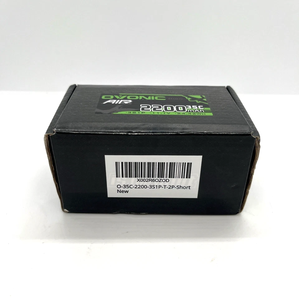 2× Ovonic 3S 35C 11.1V 2200mAh Short LiPo Battery (T‑Plug) – Open Box - Image 2 of 4
