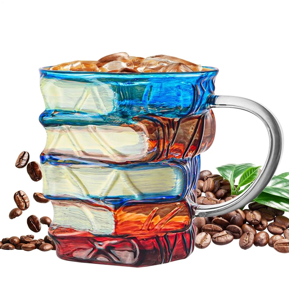 ¡Nuevo! Taza de libro pintada de venta caliente - Taza de café colorida en forma de libro Foto 3 de 4