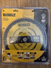 (J) DeWalt - DW3232PT  12" x 80T Fine Finish Miter Saw Blade