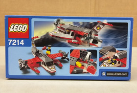 LEGO World City 7214 Seaplane NEW! RARE! Water Prop Plane Sea Airplane Town