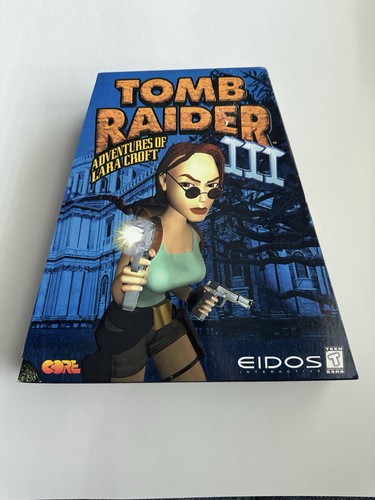 Tomb Raider III 3 Adventures Of Lara Croft (1998) Trapezoid Big Box PC Sealed