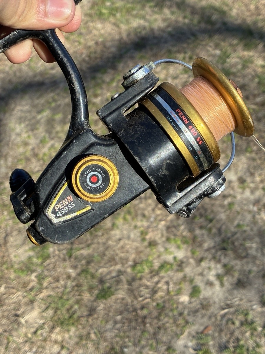 Penn 450SS Spinning Reel Made In USA High Speed 5.1:1 Fishing Reel | eBay Penn 450SS Spinning Reel Made In USA High Speed 5.1:1 Fishing Reel | eBay