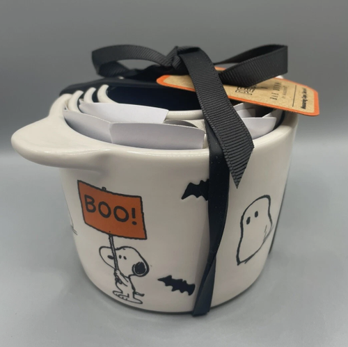 Rae Dunn Measuring Cups Halloween Decor Peanuts Snoopy - Set of 4 - Picture 6 of 7