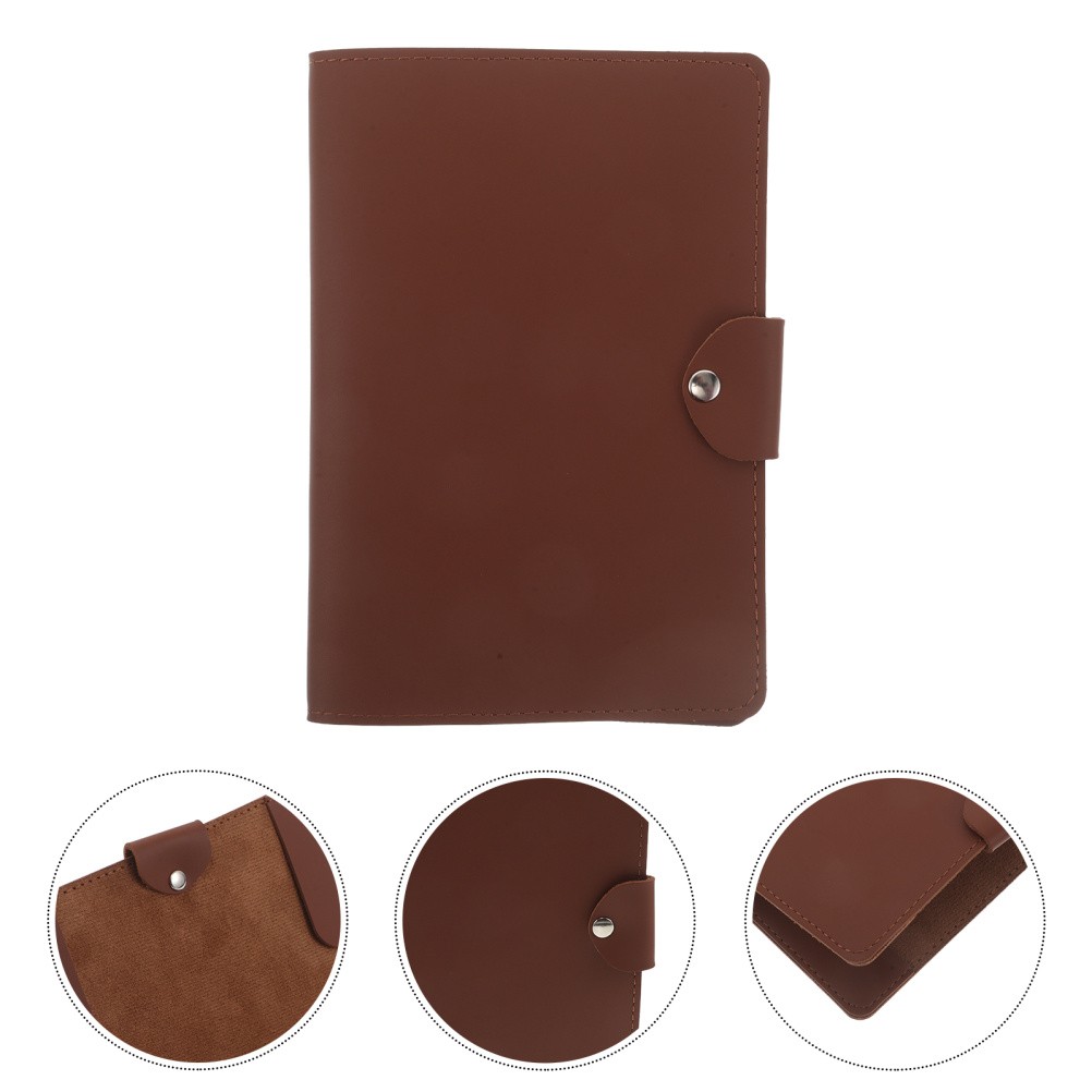 Golf Notebook Holder - Score Log Book PU Hardshell - Scorecard