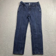 Anthropologie Jeans Women 28 Pilcro and the Letterpress Dark Wash Front Seam