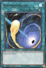 YuGiOh Kosmoszyklon DUDE-DE043 Ultra Rare Light Played 1st