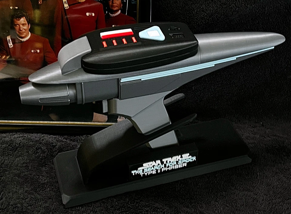 PHASER TYPE-2 • FOTO DEL MOLDE • STAR TREK III LA BÚSQUEDA DE SPOCK • IMPRESO EN 3D Foto 4 de 4