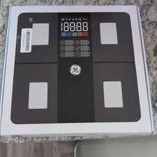 GE Smart Scale Body Fat Weight: 8 Electrode Digital Bathroom Scale Model CS20F