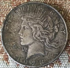 1923 S   Peace Dollar