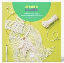 Mondo Llama Macrame Wall Hanging Kit - DIY Craft Set, Includes Rope, Metal Frame