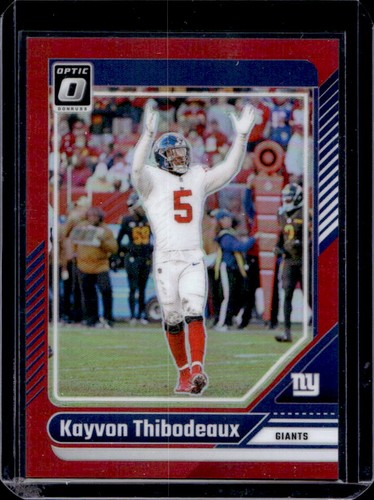 2024 Donruss Optic Kayvon Thibodeaux Red #114/125 Giants