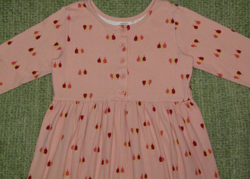 HANNA ANDERSSON Dress Vintage Tulip Floral Henley 130 Girls 8-10 - Picture 3 of 3