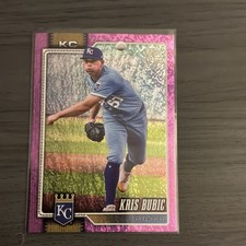 Topps 2026 Series 1 Kris Bubic Pink Parallel #58 Kansas City Royals Baseball