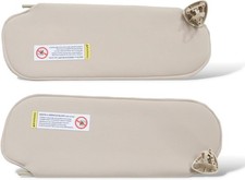 Beige Sun Visor Left Right Side Compatible with Express Savana 1500 2500 3500