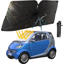 Parasole per Auto Ombrello 130x75 Cm Pieghevole Portatile per Parabrezza Auto Pr - Miniatura 1