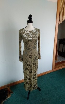 see you monday green dress Green Monstera Leaf Sleeveless Maxi Dress – Hemline Mobile main image 0