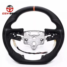 Leatner Sport Steering Wheel For 2019-2023 Silverado 1500 2500 3500 With Heated