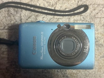 Canon PowerShot Digital  ELPH SD1200 IS / Digital IXUS 95 IS 10.0MP Rare Blue