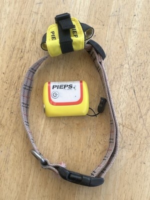 Pieps TX600 RARE Avalanche Transmitter Sender Ski Touring beacon w/ pouch,Collar