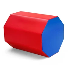 Topbuy 25" x 30" Octagon Tumbler Gymnastics Mat Skill Shape Tumbling Mat Red