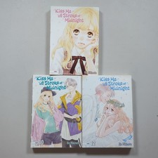 Kiss Me at the Stroke of Midnight, Vols 1, 10, 12, Manga, Mikimoto Rin, Lot Of 3