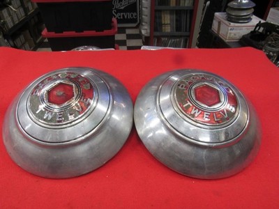 1937 Packard 12 hubcaps